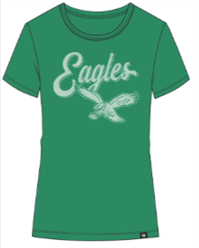Philadelphia Eagles Historic Orchard Green Alt Diag Script Frankie