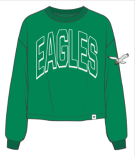 Philadelphia Eagles Historic Kelly Call Out Sydney Women's Long Sleeve