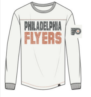 Philadelphia Flyers Sandstone Double Header Stack Long Sleeve Tee