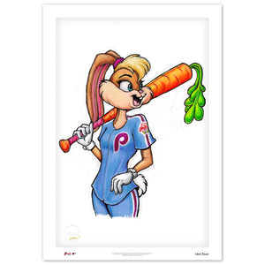 Lola Bunny x MLB Phillies Art Print