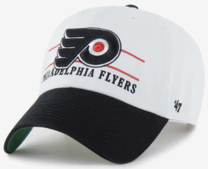 Philadelphia Flyers White Double Header Clean Up hat