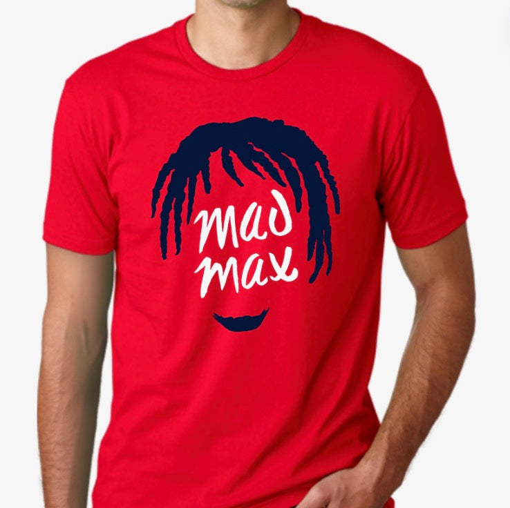 Mad Max Philadelphia Basketball Red t-shirt