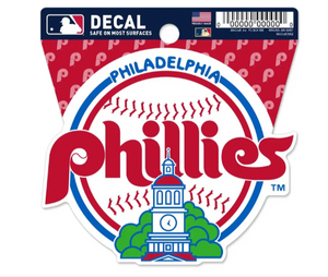 Philadelphia Phillies Clean Cut Decal - Retro