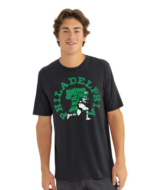 Philadelphia Football Liberty Bell Black T-shirt