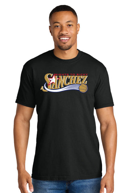Rights to Ricky Sanchez Black & Gold Logo t-shirt