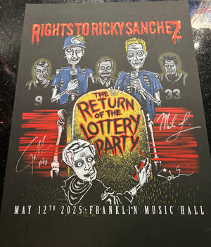 RTRS Limited Edition Lottery Party Poster 2025
