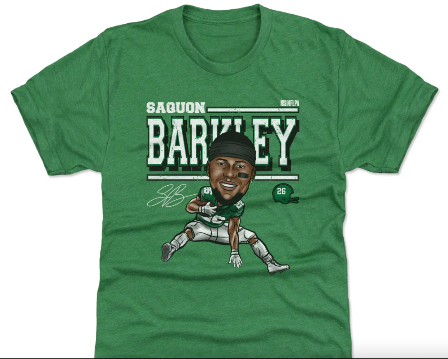 Saquon Barkley Youth Cartoon Tee