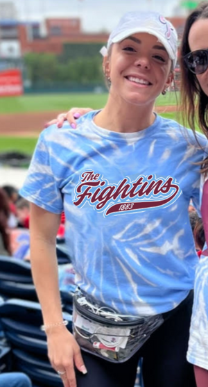 Blessed in Distress Fightins Tie Dye