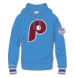 Philadelphia Phillies Chainstitch Throwback Fleece Hoodie