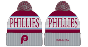 Philadelphia Phillies Cooperstown Knit Hat with Pom