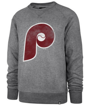 Philadelphia Phillies Vintage Grey Relay Crew