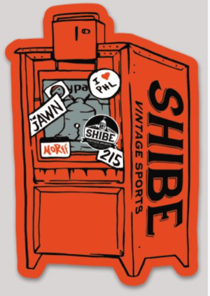 Shibe Newspaper Box sticker