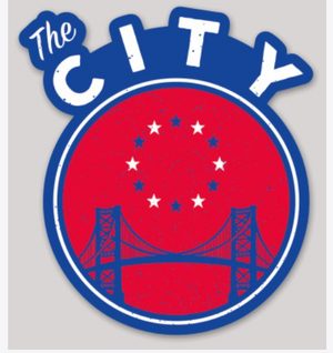 The City Philadelphia Basketball sticker