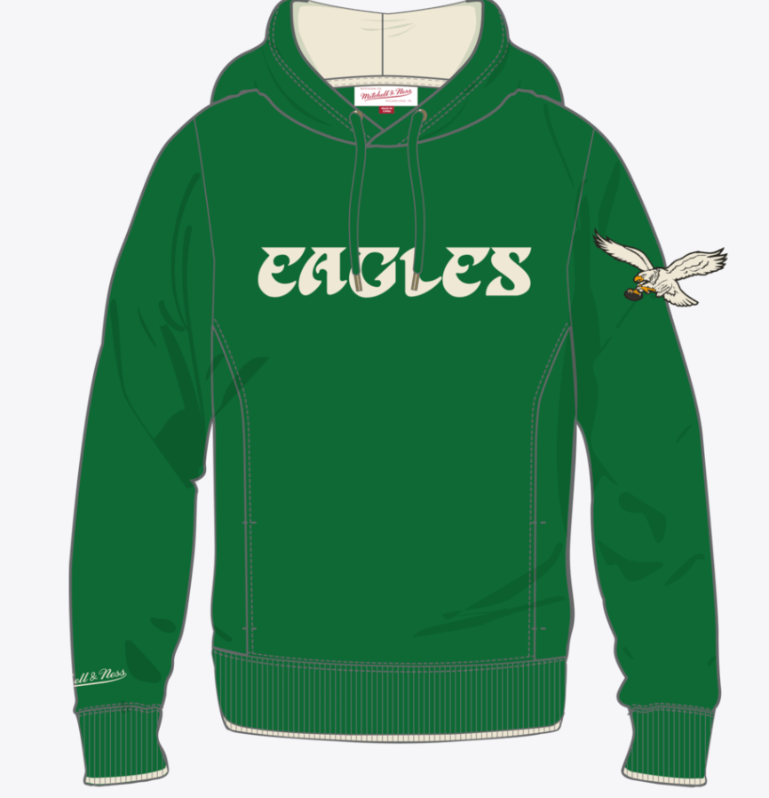 Philadelphia Eagles Legacy Fleece Kelly Green Hoodie