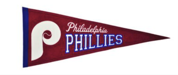Philadelphia Phillies MLB Cooperstown Pennant