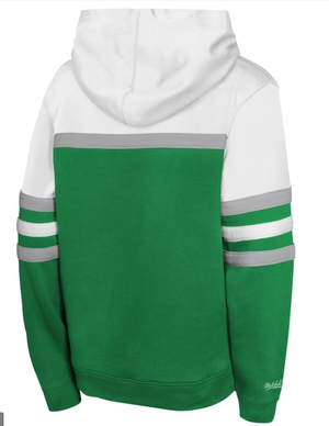 Philadelphia Eagles Kelly Green & White Youth Head Coach Hoodie