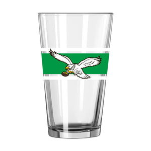 Philadelphia Eagles 16oz. Kelly Green Stripe Pint Glass