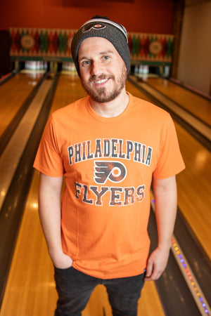 Philadelphia Flyers Signal Orange Union Arch Franklin tee
