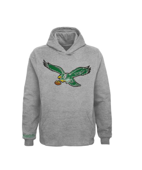 Philadelphia Eagles Youth Retro Logo Fleece Hoodie