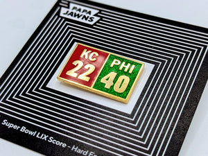 Philly-KC Super Score pin