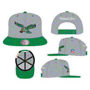 Philadelphia Eagles Youth Legendary Franchise Away Flat Brim