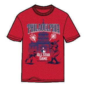 Philadelphia Phillies 2026 All-Star Game Independence Hall SS T-Shirt -- YOUTH