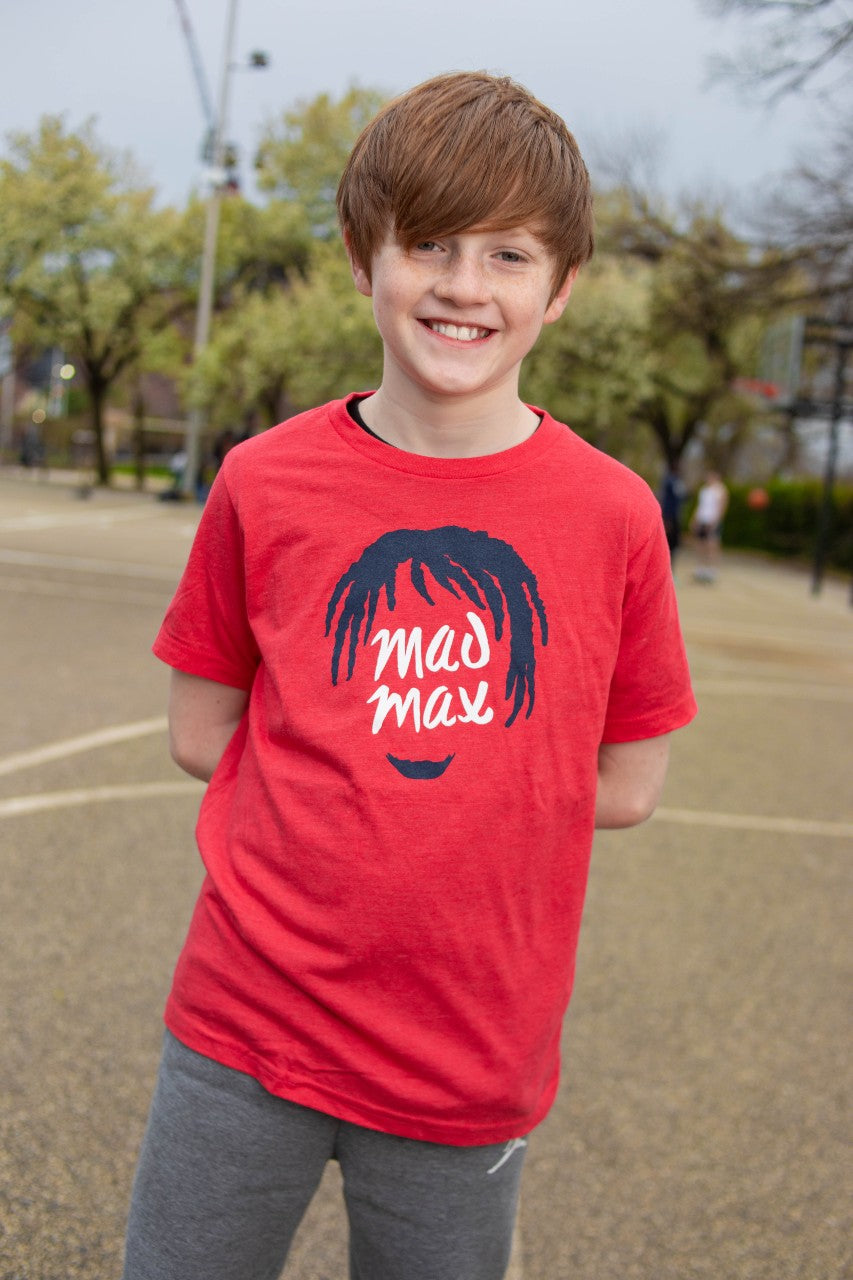 Mad Max Philadelphia Basketball Youth Red T-Shirt