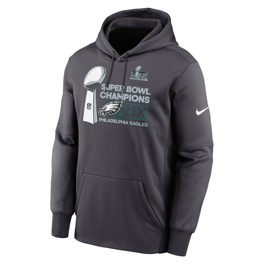 Philadelphia Eagles Super Bowl LIX Champions Locker Room Hooded Sweatshirt