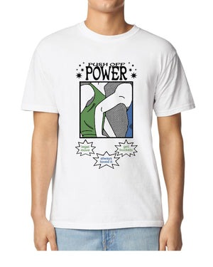 Rights to Ricky - Push Off Power white t-shirt