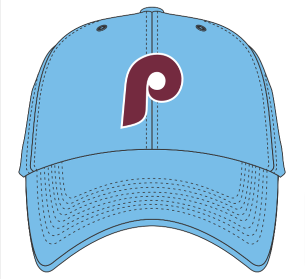 Philadelphia Phillies Columbia Retro NL Centennial Clean Up Hat
