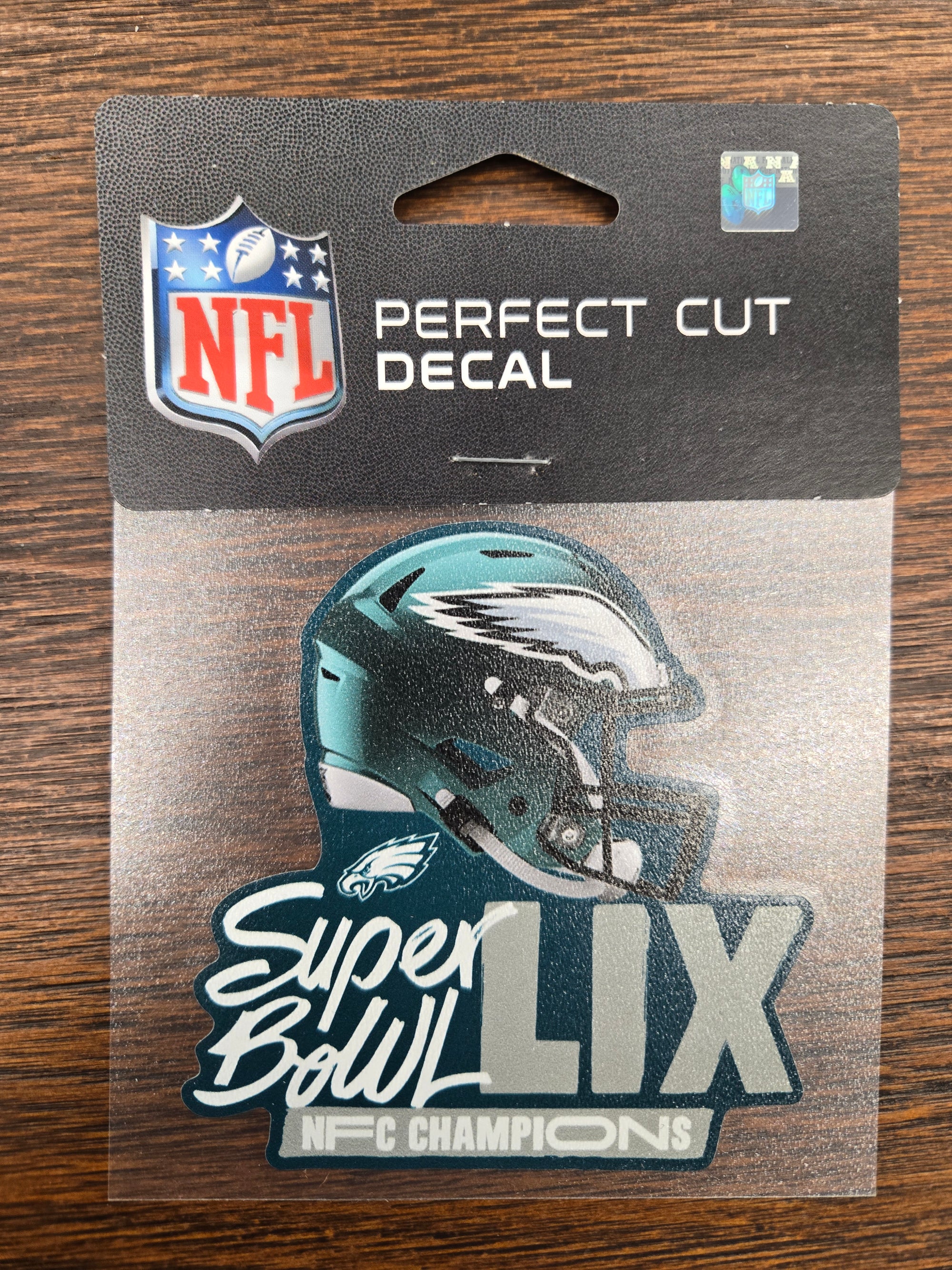 Philadelphia Eagles Super Bowl LIX 4x4 Decal