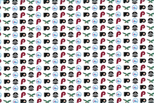 Philly Sports Wrapping Paper (5 sheets)