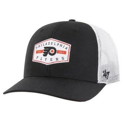 Philadelphia Flyers Vintage Black Convoy Trucker hat