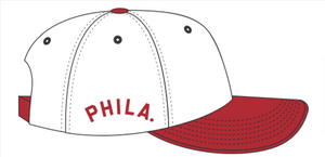 Philadelphia Phillies Cooperstown 1925-28 White Two Tone Sure Shot Clean Up