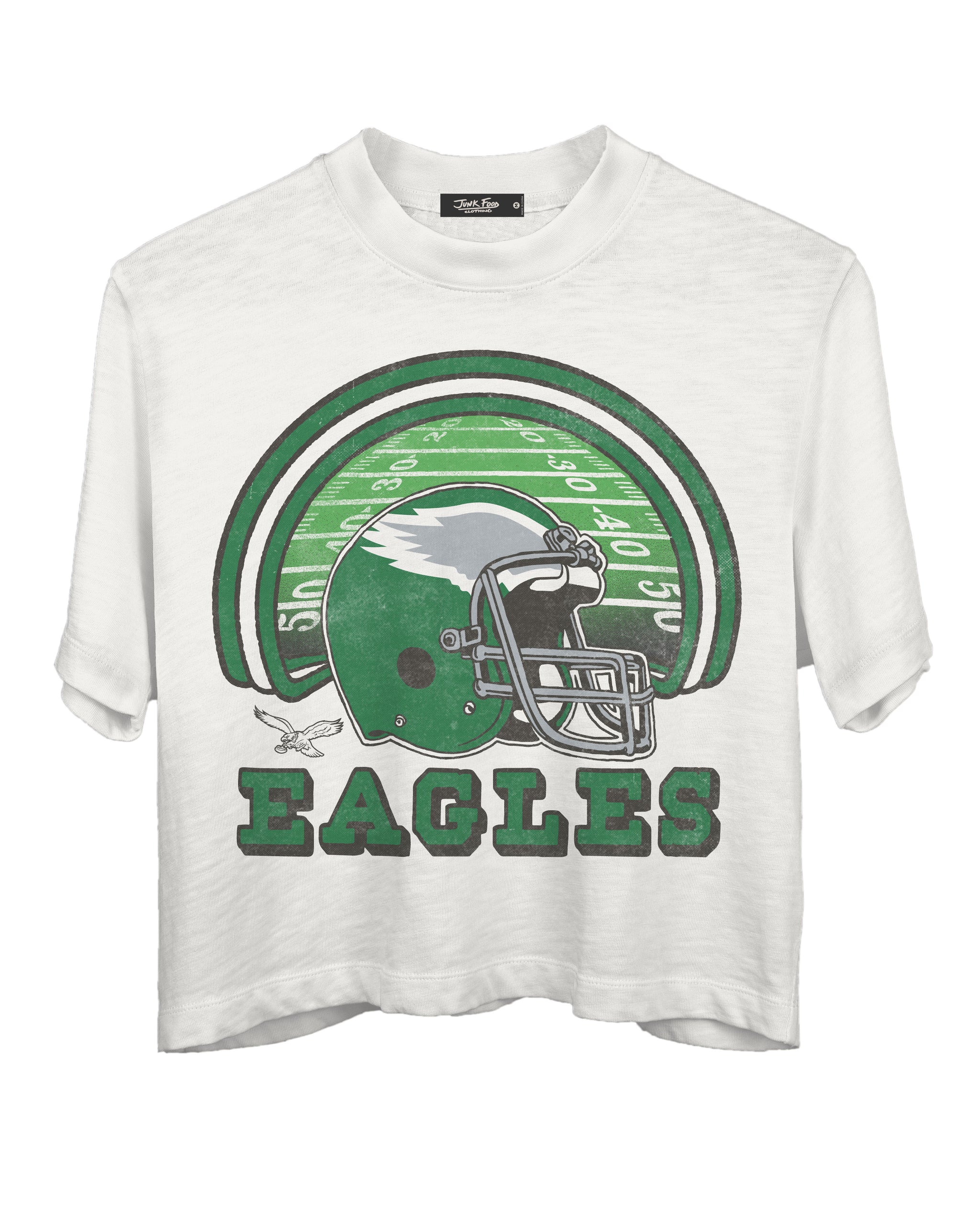 Philadelphia Eagles Women's Game Time Crop Tee Shibe Vintage Sports