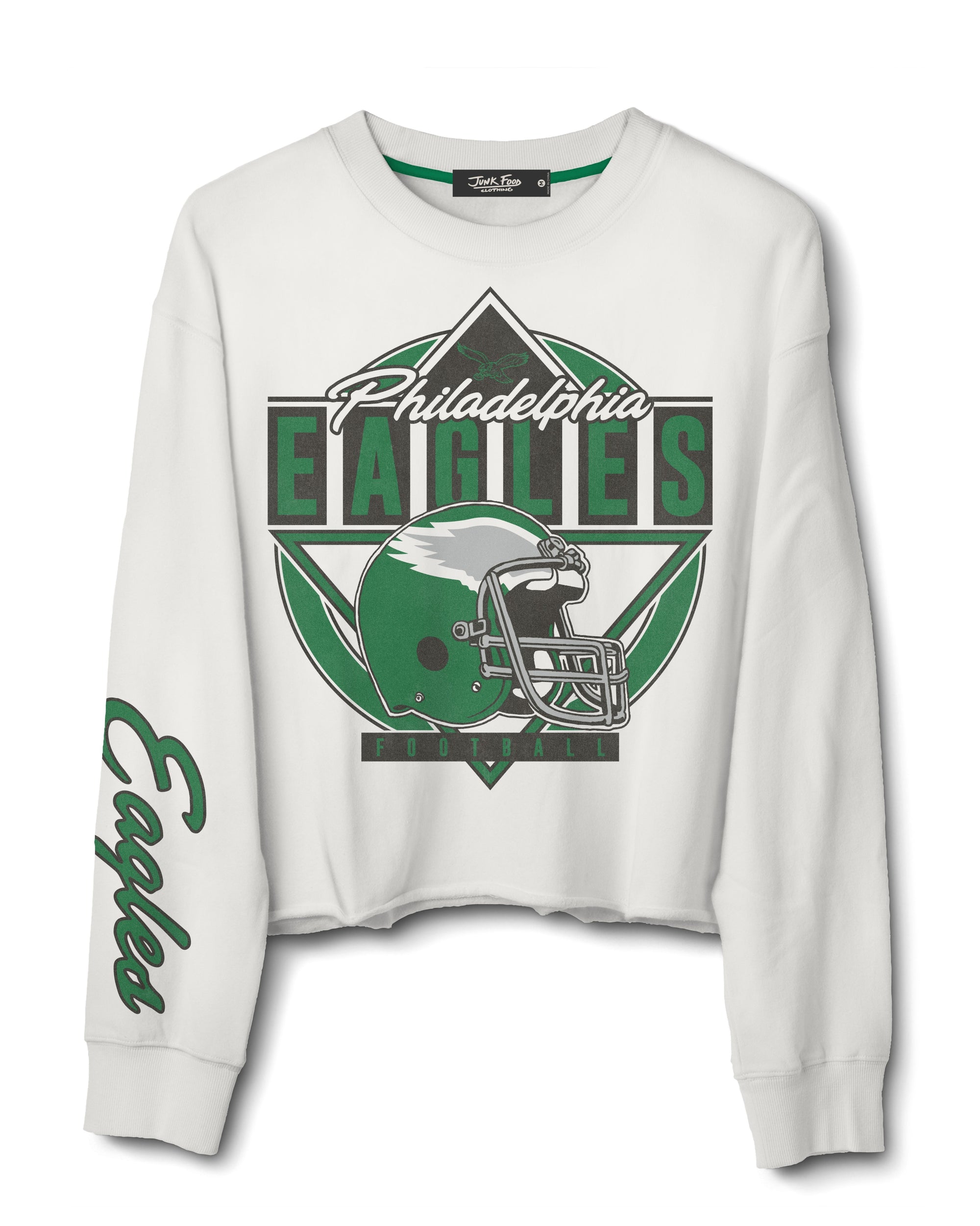 Philadelphia Eagles Women's Helmet Crop Fleece