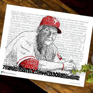 Phillies Charlie Manual Print by Philly Word Art