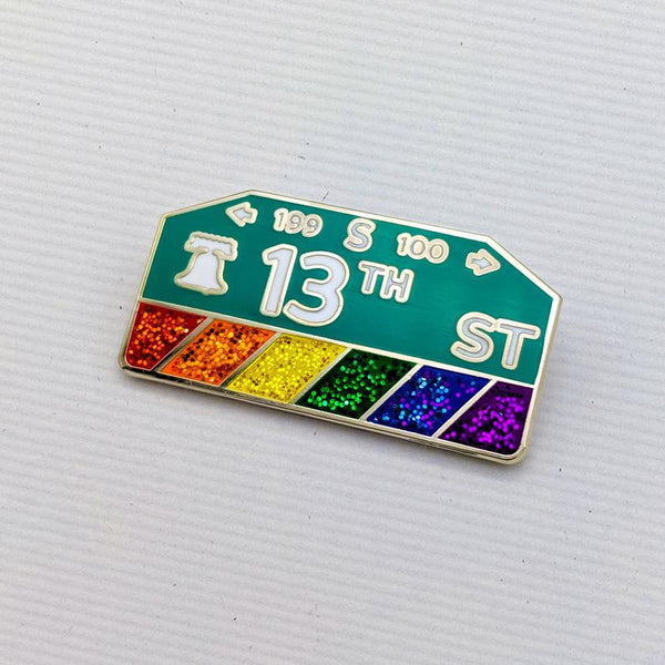 Street Pin 13th Street pin - Shibe Vintage Sports