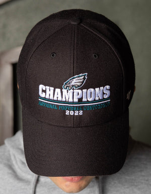 Philadelphia Eagles NFC Champions Black Hat - Shibe Vintage Sports