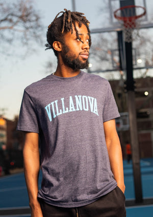 Villanova Wordmark Navy Tee by Champion