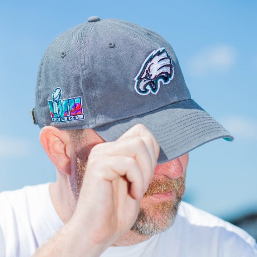 Philadelphia Eagles Super Bowl Logo Charcoal Hat