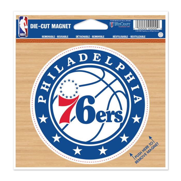 Philadelphia 76ers 4.5" Logo Magnet