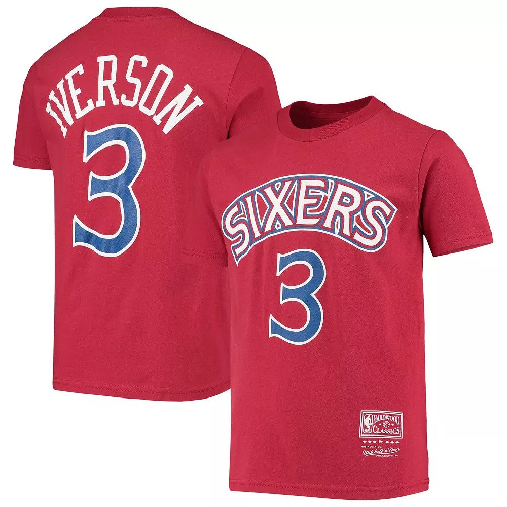 Philadelphia 76ers Allen Iverson Youth Tee Shirt