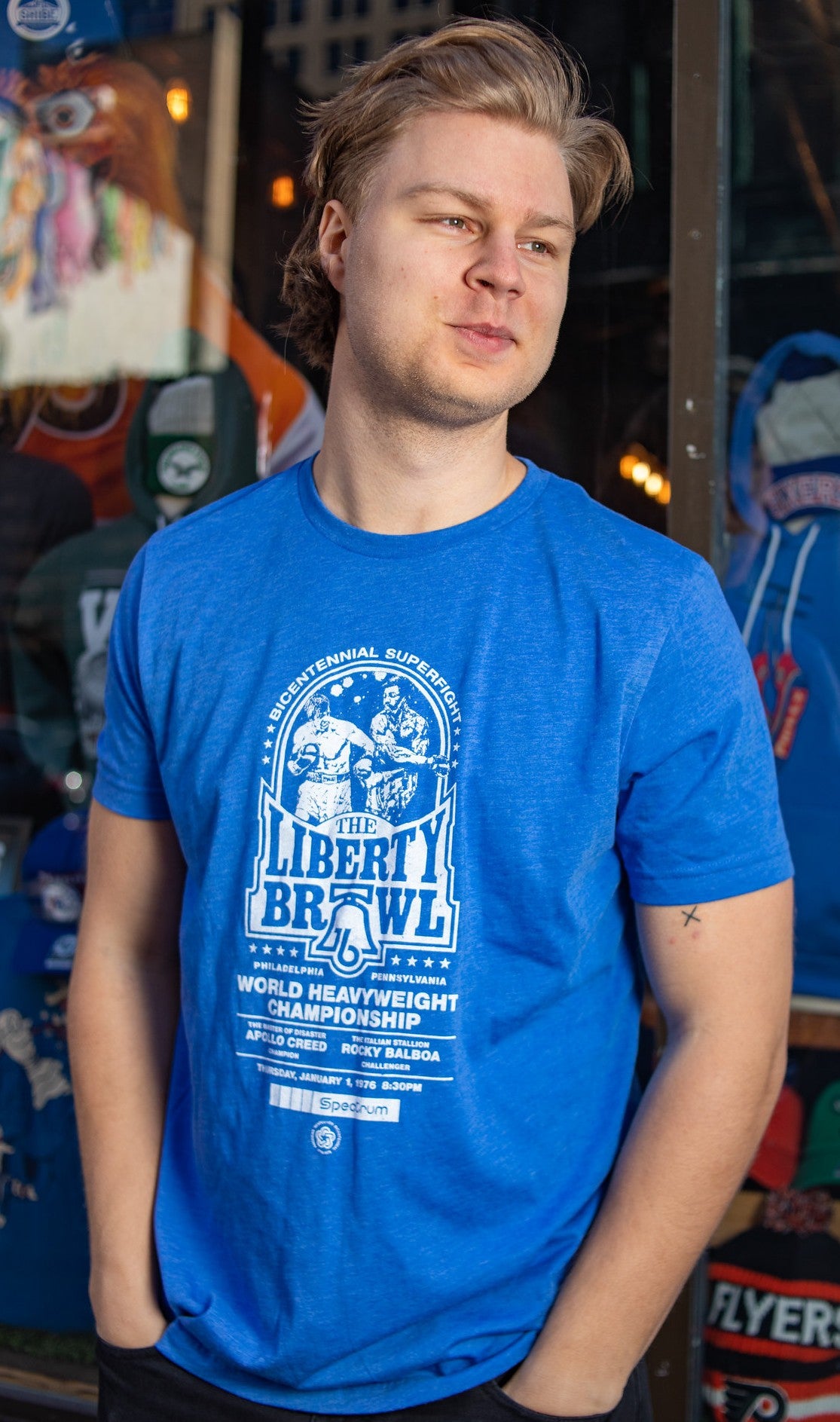 Rocky vs. Creed Liberty Brawl t-shirt
