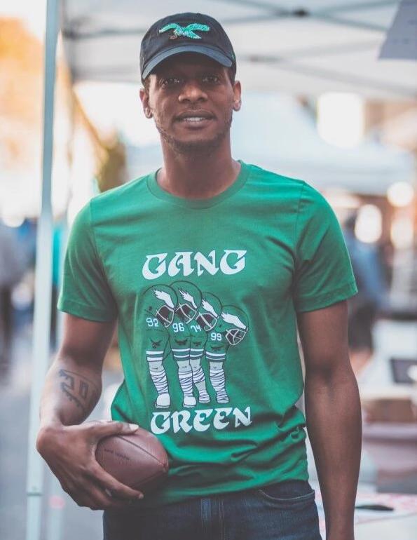 Philadelphia Eagles Gang Green T-shirt