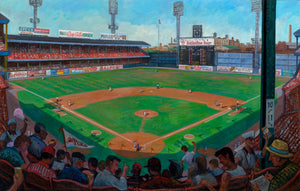 Connie Mack Stadium Print by Charles Cushing