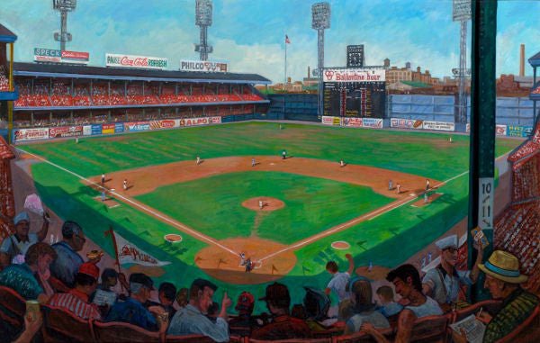 Connie Mack Stadium Print by Charles Cushing - Shibe Vintage Sports
