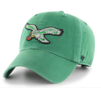 Philadelphia Eagles Youth Kelly Green Hat with Throwback Logo