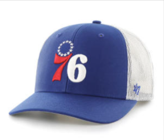 Philadelphia 76ers Royal Trucker Hat