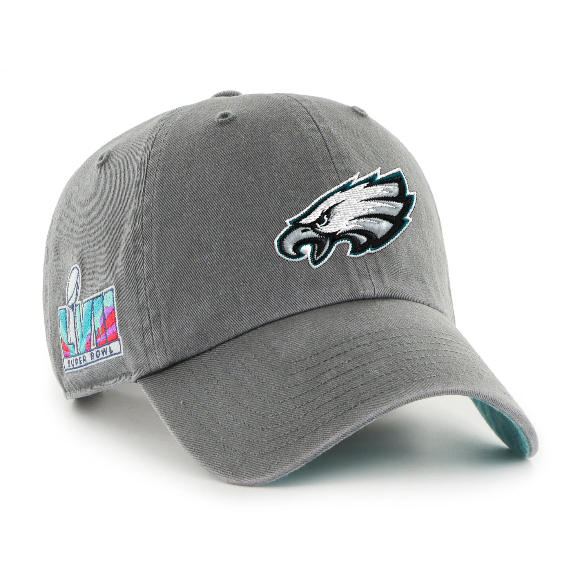 Philadelphia Eagles Super Bowl Logo Charcoal Hat